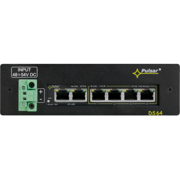 SWITCH PoE 6-PORTOWY PULSAR DS64 NA SZYNĘ DIN